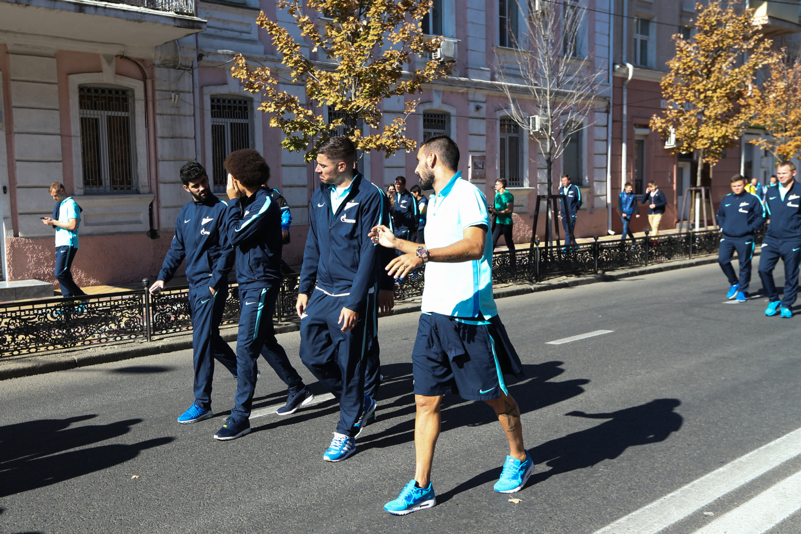 «Зенит» прогулялся по Краснодару перед матчем с «Кубанью»