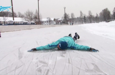 Самое холодное видео года: ледяная тренировка «Зенита»-2